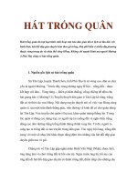 HÁT TRỐNG QUÂN ppt