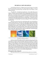 MÔ PHỎNG SỰ BIẾN ĐỔI KHÍ HẬU ppt