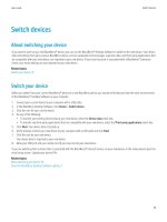 BlackBerry Desktop Software Version: 6.0.0 User Guide phần 3 pptx