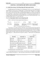 Giáo trình mô hình hóa - Chương 5 doc