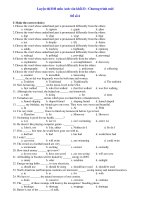 Luyện thi ĐH môn Anh văn khối D - Chương trình mới Đề số 6 potx