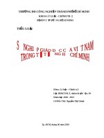 tiểu luận tư tưởng Hồ Chí Minh: 