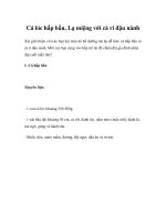 Cá lóc hấp bầu, Lạ miệng với cà ri đậu nành pdf