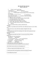 ĐỀ THI THỬ ĐH NĂM 2011 M ÔN: ANH VĂN ppsx