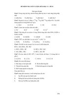 ĐỀ KIỂM TRA CHẤT LƯỢNG HÓA HỌC 12 – ĐỀ 10 doc