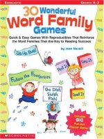30 Wonderful Word Family Games pot