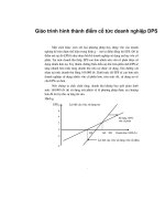 Giáo trình hình thành điểm cổ tức doanh nghiệp DPS phần 1 ppsx