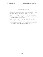 Giáo trình tổng hợp những chính sách thực hiện Công nghiệp hóa - Hiện đại hóa theo chủ trương của Đảng phần 2 ppt