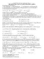 ĐỀ KIỂM TRA VẬT LÝ CUỐI NĂM LỚP 12 (ĐỀ I) ppt