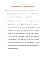 Tài liệu Tư tưởng Hồ Chí Minh: Hiến pháp 1946 với tư tưởng pháp quyền potx