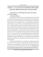 Hoàn thiện marketing mix dịch vụ nhằm nâng cao khả năng cạnh tranh của công ty may xuất khẩu sơn hà khi hội nhập AFTA