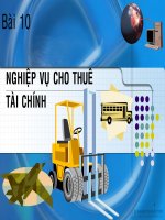 Bai 4b- Nghiep vu cho thue tai chinh ppsx