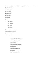 Bài tập hệ điều hành - Quản lý hàng hoá pdf