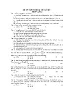 ĐỀ ÔN TẬP THI ĐH & CĐ NĂM 2011 MÔN VẬT LÍ pdf