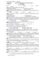 ĐỀ THI THỬ ĐẠI HỌC & CAO ĐẲNG NĂM 2011 Yên Định 1 Môn: Hoá học pptx