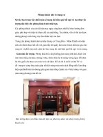 Phòng khách nhỏ ở chung cư pps