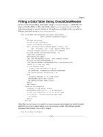 ODP .NET Developer''''s Guide oracle database 10g development with visual studio 2005 phần 3 potx