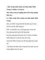 . Một vài đặc điểm chính của thiên nhiên doc