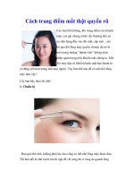 Cách trang điểm mắt thật quyến rũ ppt