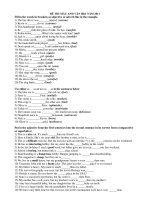 ĐỀ THI MẪU ANH VĂN HKI NĂM 2011 doc