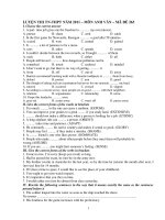 LUYỆN THI TN-THPT NĂM 2011 – MÔN ANH VĂN – MÃ ĐỀ 263 docx