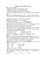 TUYỂN TẬP ĐỀ THI HÓA - ĐỀ 4 doc