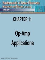 CHAPTER 11: Op-Amp Applications. pps
