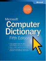 Microsoft Press computer dictionary fifth edition phần 1 docx