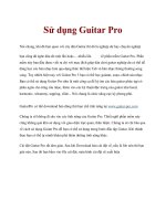 Sử dụng Guitar Pro potx