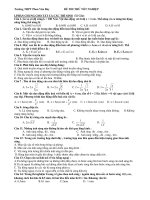 ĐỀ THI THỬ TỐT NGHIỆP - Trường THPT Phan Văn Bảy pot