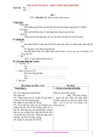 Giáo án âm nhạc 8 - trường THCS Nguyễn Du part 1 pptx