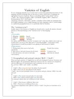 Tính đa dạng của tiếng Anh doc