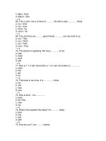 Tổng hợp đề thi A và B 3 pptx