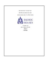 ĐỀ CƯƠNG CHI TIẾT MÔN VI SINH VẬT: Ứng dụng của vi sinh vật trong sản xuất phân vi sinh pot