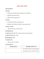 Giáo án Tin Học lớp 10: MẠNG MÁY TÍNH pdf