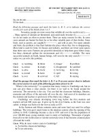 ĐỀ THI THỬ TỐT NGHIỆP THPT 2011 (LẦN 3) MÔN TIẾNG ANH - Mã đề thi 371 ppsx