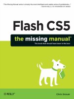 Flash CS5 THE MISSING MANUAL phần 1 pdf