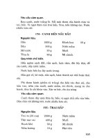 555 món ăn Việt Nam - Kỹ thuật chế biến và giá trị dinh dưỡng part 4 docx