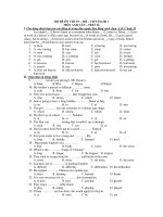 BỘ ĐỀ ÔN THI TN – ĐH – CĐ NĂM 2011 MÔN ANH VĂN – TEST 22 ppsx