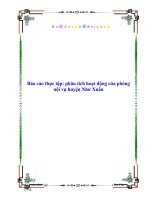 Báo cáo thực tập: phân tích hoạt động của phòng nội vụ huyện Như Xuân ppt