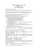 ĐỀ THI THỬ ĐẠI HỌC - CAO ĐẲNG SỐ 4 MÔN: VẬT LÝ ppsx