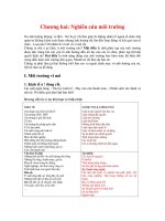 Giáo án Chiến lược kinh tế: Chương hai: Nghiên cứu môi trường docx