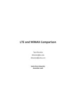 Tổng quan về LTE và WiMAX ppt