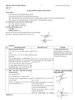 Giáo án đường thẳng vuông góc. đường thẳng song song - Tiết 6 ppt