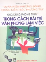 Quan niệm phương đông trong kiến trúc phương Tây - Ứng dụng vào cách bài trí văn phòng làm việc part 1 docx