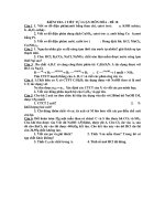 KIỂM TRA 1 TIẾT TỰ LUẬN MÔN HÓA - ĐỀ 18 pot