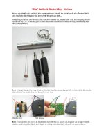 “Bắn” âm thanh đến loa bằng… tia laser potx