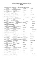 Tuyển tập đề thi thử Đại học môn anh văn năm 2011 - Đề A035 pdf
