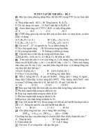 TUYỂN TẬP ĐỀ THI HÓA - ĐỀ 3 pptx