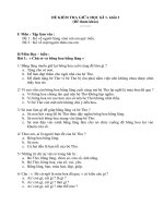 ĐỀ KIỂM TRA GIỮA HỌC KÌ 1 môn Tập làm văn - khối 3 pptx